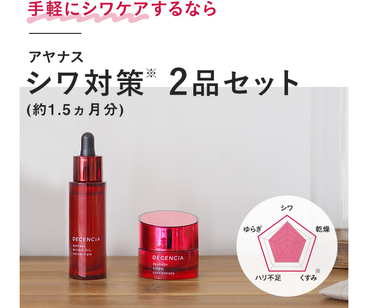 アヤナス シワ対策2品セット