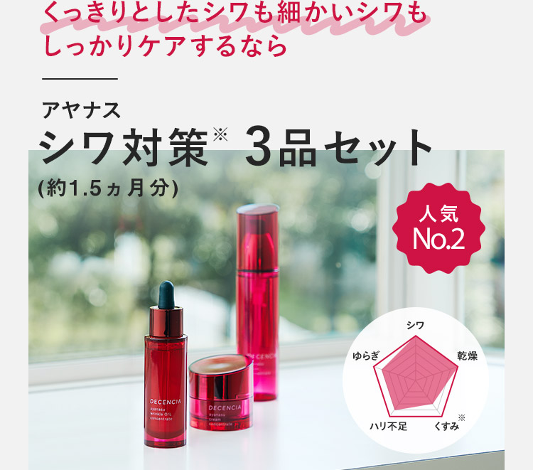 アヤナス シワ対策3品セット