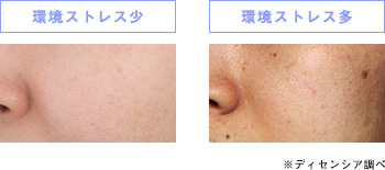 肌を脅かす環境ストレスをブロック。