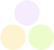 黄・赤・青の3つのくすみを明るく飛ばす3色のパール