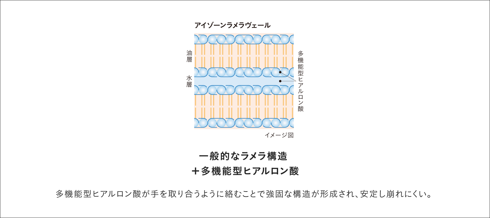 【独自技術】 アイゾーンラメラヴェール