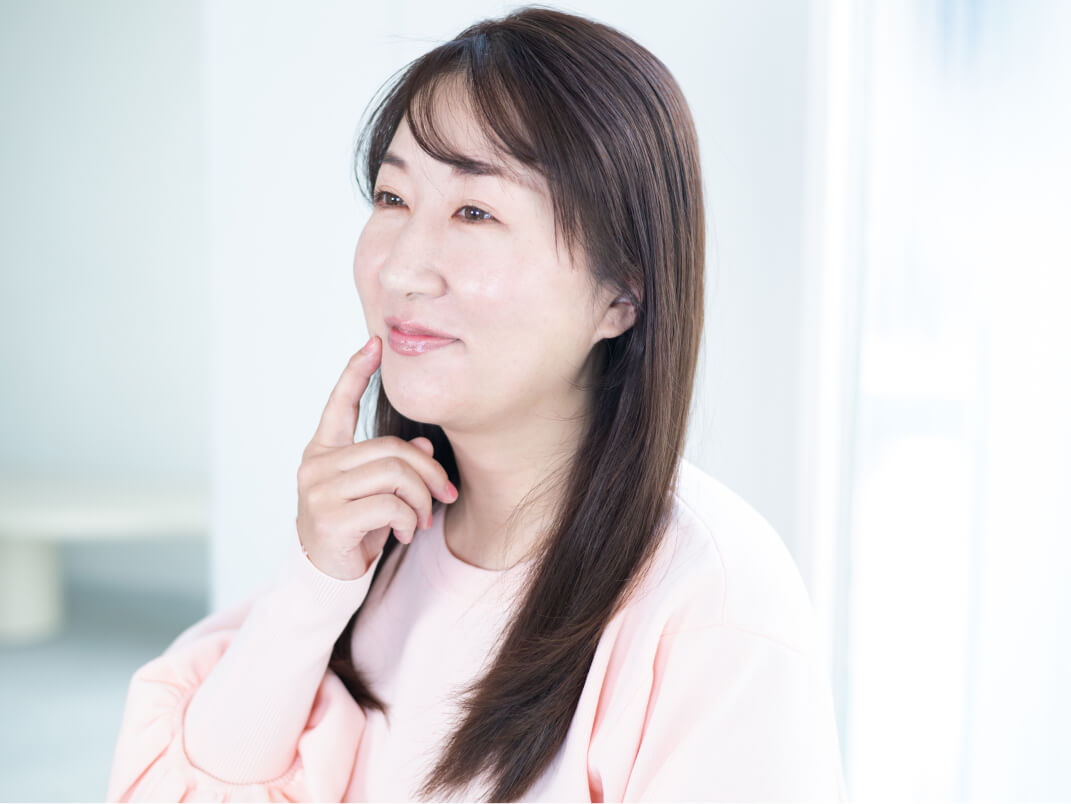 出産後から、唇の色や形の変化を感じるように。