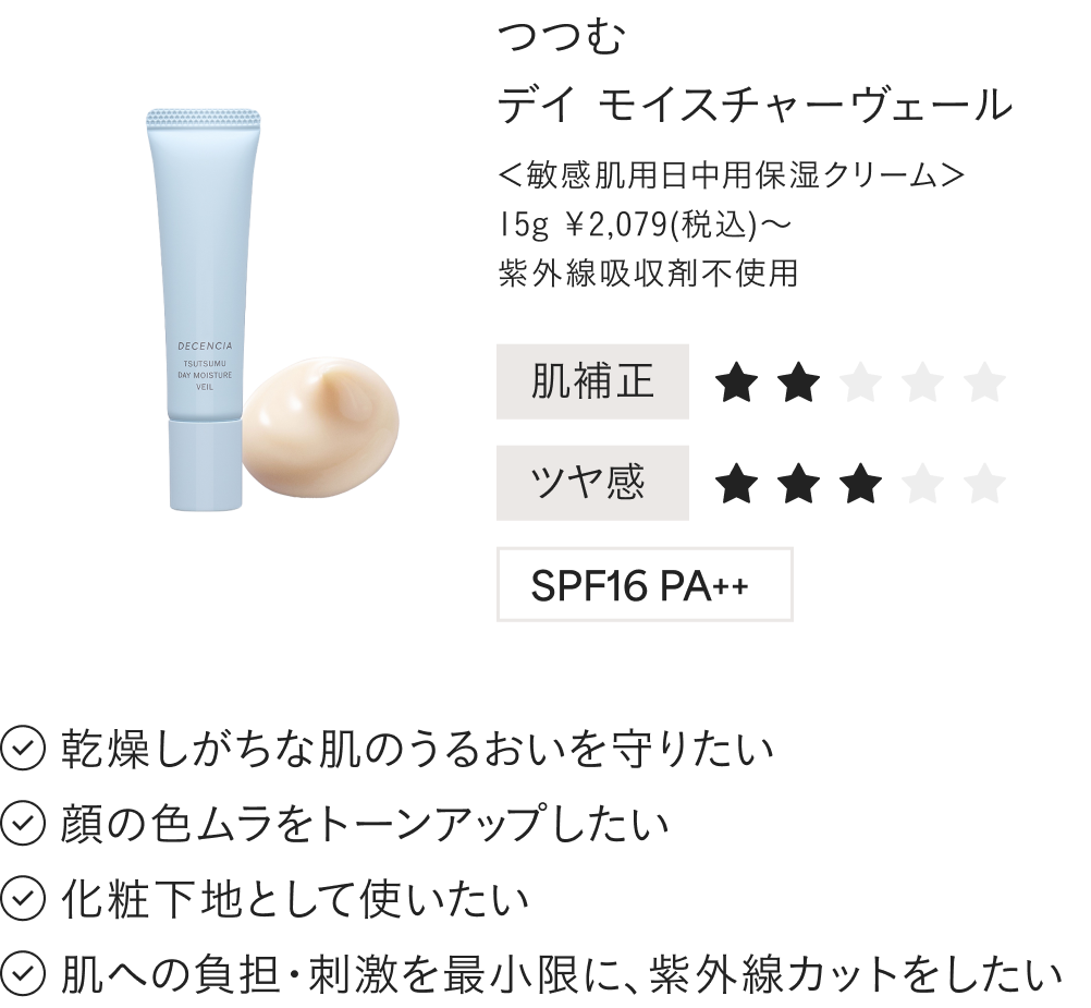 つつむ デイ モイスチャーヴェール