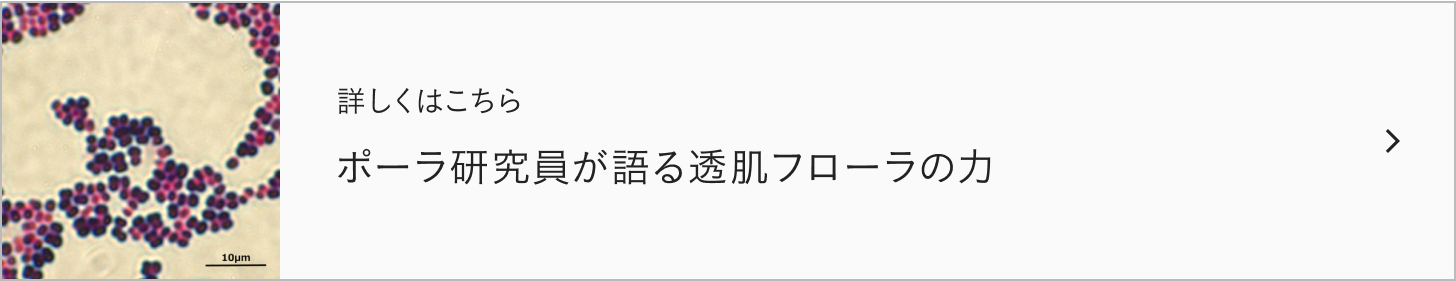 ポーラ研究員が語る透肌フローラの力