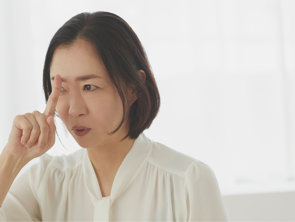 縦ジワと横ジワができる原因に、違いはあるのですか？