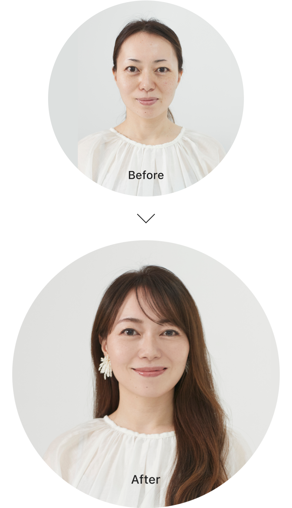 シミ・くすみや目もとのクマがパッと消えた！なのに厚塗りじゃない自然さが嬉しい」（40代：中村）