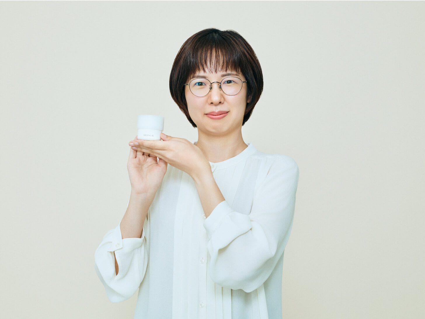 つるっ、しっとり、もっちり。このクリームで前向きになれます。