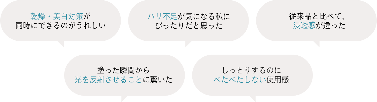 実際のお声​