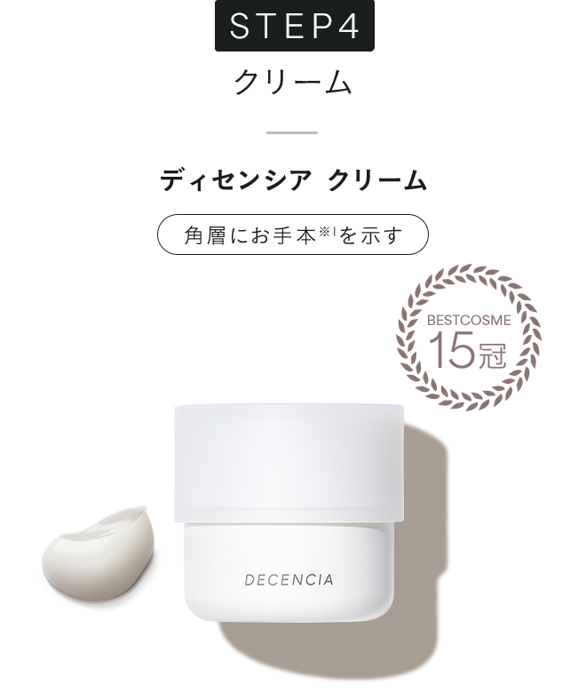 ディセンシア クリーム 角層にお手本を示す 