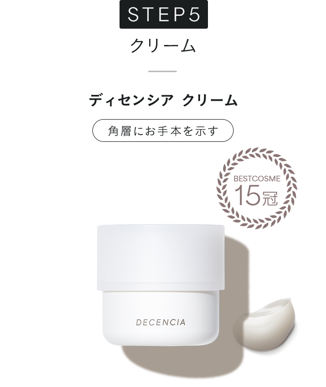 ディセンシア クリーム 角層にお手本を示す 