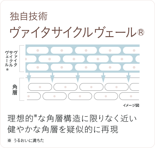 独自技術ヴァイタサイクルヴェール