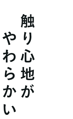 02触り心地がやわらかい